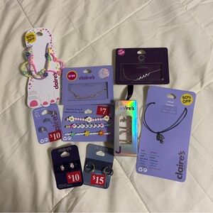 Claire’s jewelry bundle